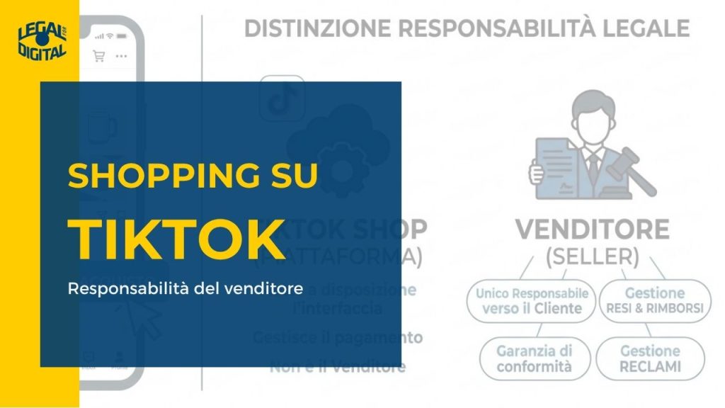 TikTok shop responsabilità venditore
